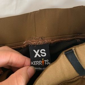 Xs kerriots brown gold and black riding pants